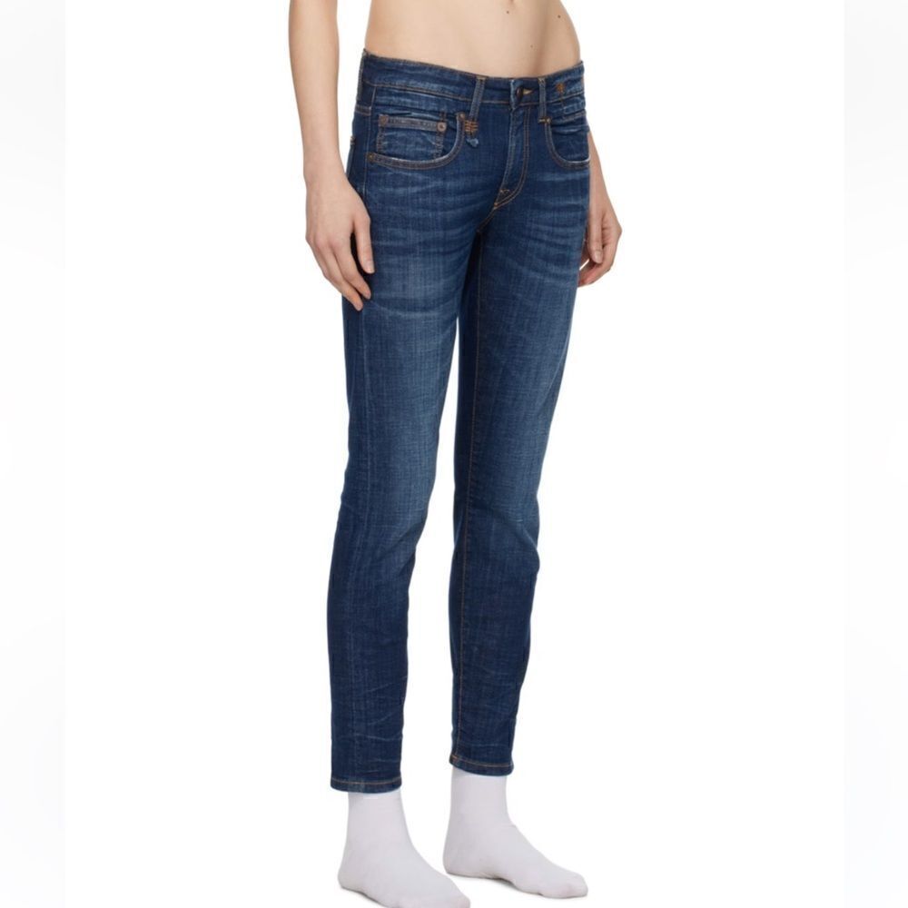 R13 Kate Skinny Jeans Camden Blue Size 29